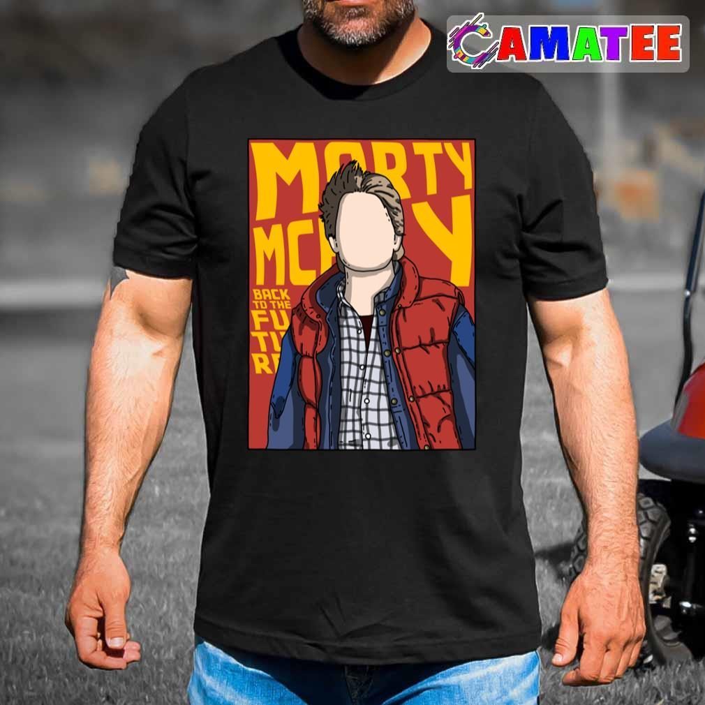 Marty Mcfly T-shirt, Marty Mcfly Comic Style T-shirt Best Sale
