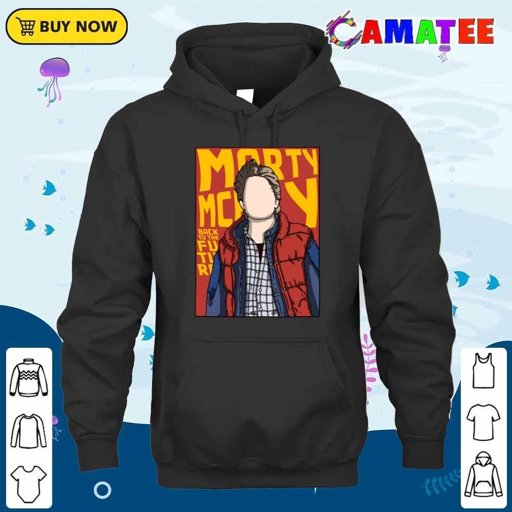 Marty Mcfly T-shirt, Marty Mcfly Comic Style T-shirt Unisex Hoodie
