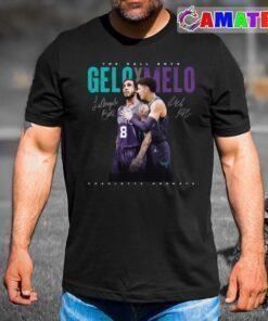 melo and gelo ball charlotte hornets t shirt, melo and gelo ball t shirt best sale