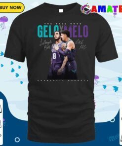 melo and gelo ball charlotte hornets t shirt, melo and gelo ball t shirt classic shirt