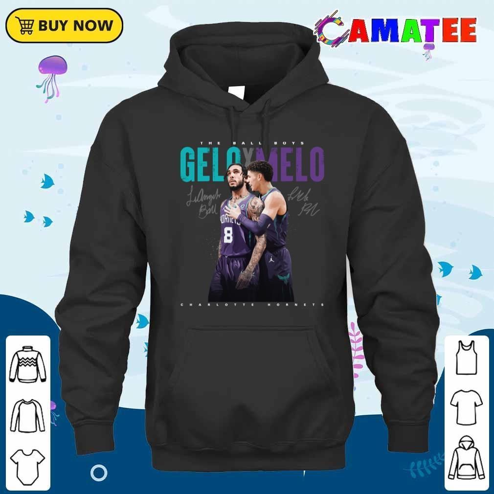 Melo And Gelo Ball Charlotte Hornets T-shirt, Melo And Gelo Ball T-shirt Unisex Hoodie
