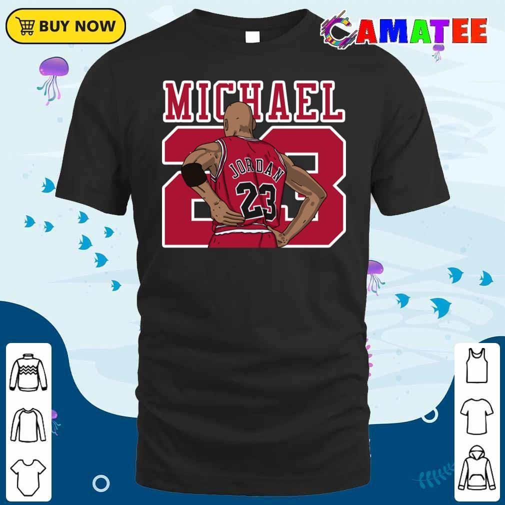 Michael Jordan T-shirt, Michael Jordan Comic Style T-shirt Classic Shirt