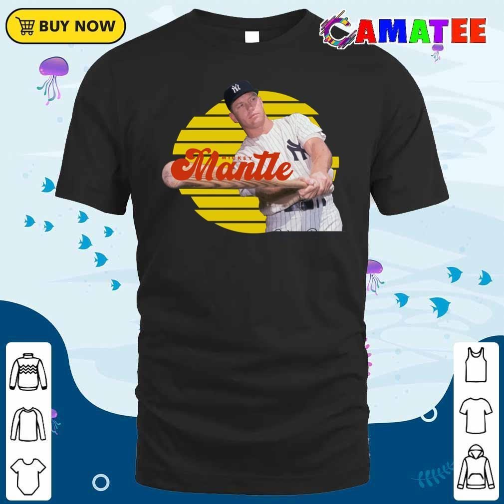 Mickey Mantle New York Yankees T-shirt, Mickey Mantle T-shirt Classic Shirt
