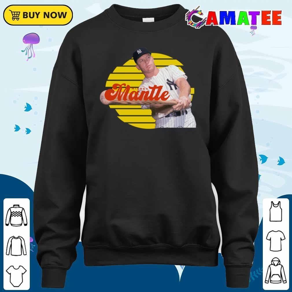 Mickey Mantle New York Yankees T-shirt, Mickey Mantle T-shirt Sweater Shirt