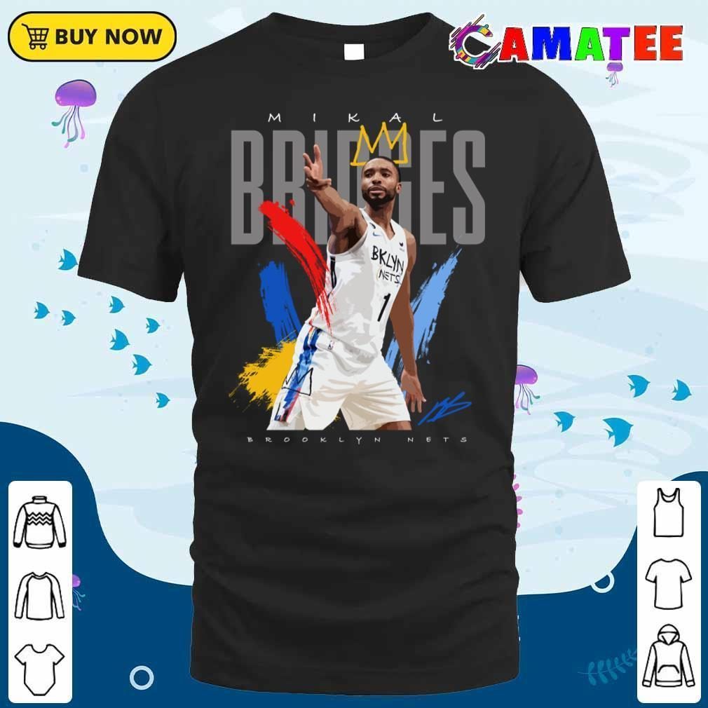 Mikal Bridges Brooklyn Nets T-shirt, Mikal Bridges T-shirt Classic Shirt