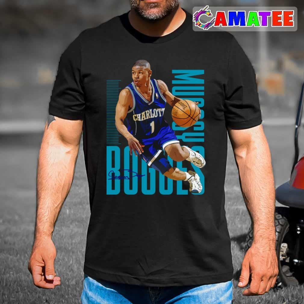 Muggsy Bogues Charlotte Hornets T-shirt, Muggsy Bogues T-shirt Best Sale