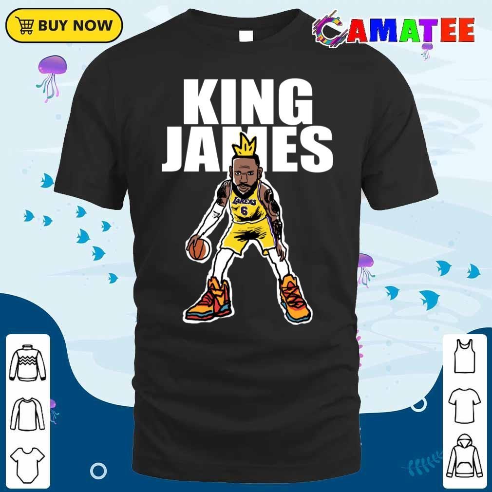 Nba T-shirt, King James Lebron T-shirt Classic Shirt