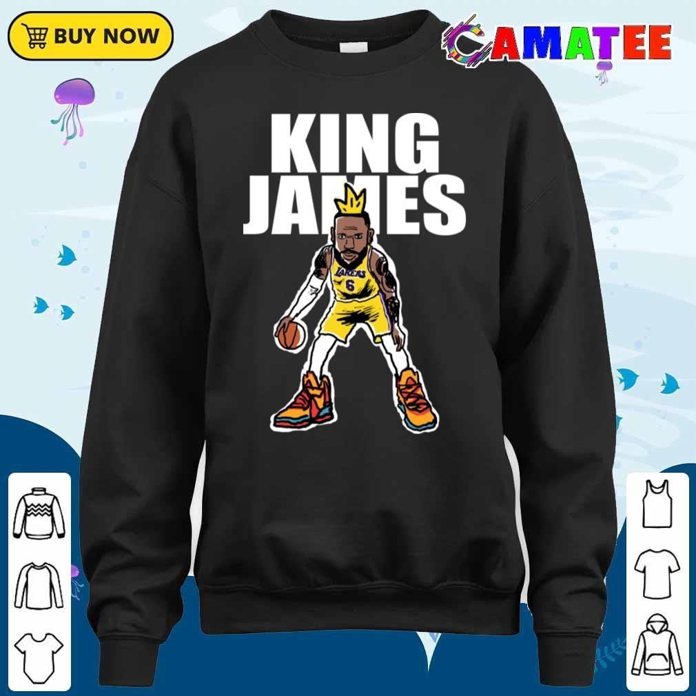 Nba T-shirt, King James Lebron T-shirt Sweater Shirt
