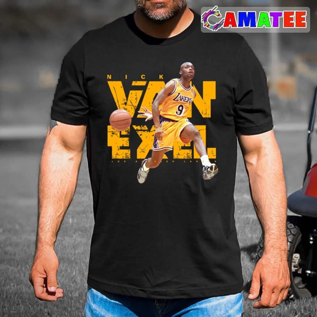 Nick Van Exel Los Angeles Lakers T-shirt, Nick Van Exel T-shirt Best Sale