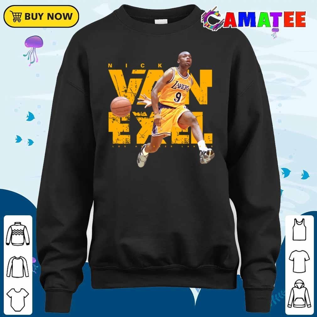 Nick Van Exel Los Angeles Lakers T-shirt, Nick Van Exel T-shirt Sweater Shirt