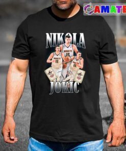 nikola jokic t shirt, nikola jokic nuggets denver t shirt best sale