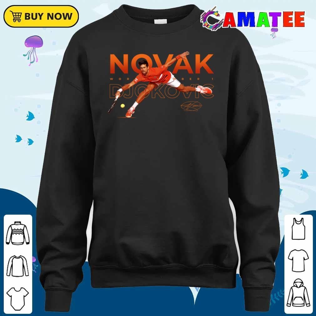 Novak Djokovic Tennis T-shirt, Novak Djokovic T-shirt Sweater Shirt