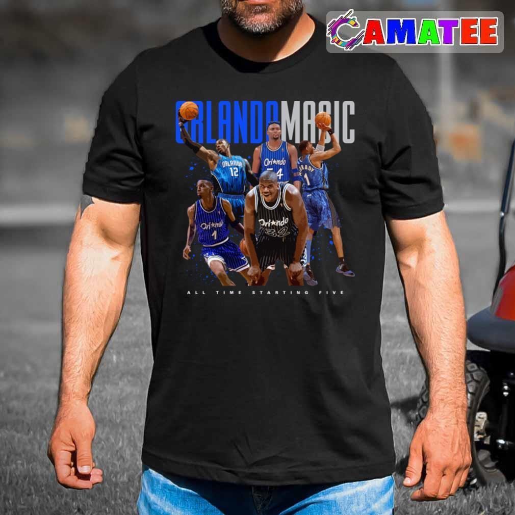 Orlando Magic All Time Starting Five T-shirt Best Sale
