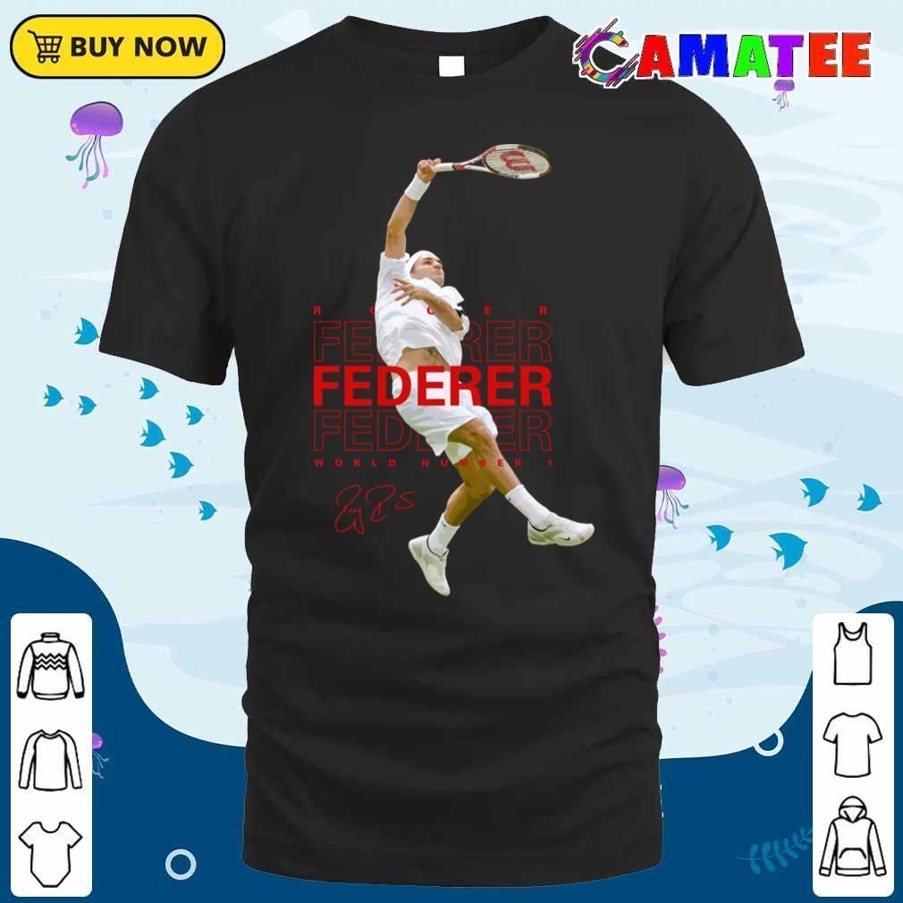 Roger Federer Tennis T-shirt, Roger Federer T-shirt Classic Shirt