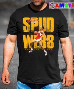 spud webb atlanta hawks t shirt, spud webb t shirt best sale
