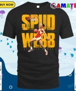 spud webb atlanta hawks t shirt, spud webb t shirt classic shirt