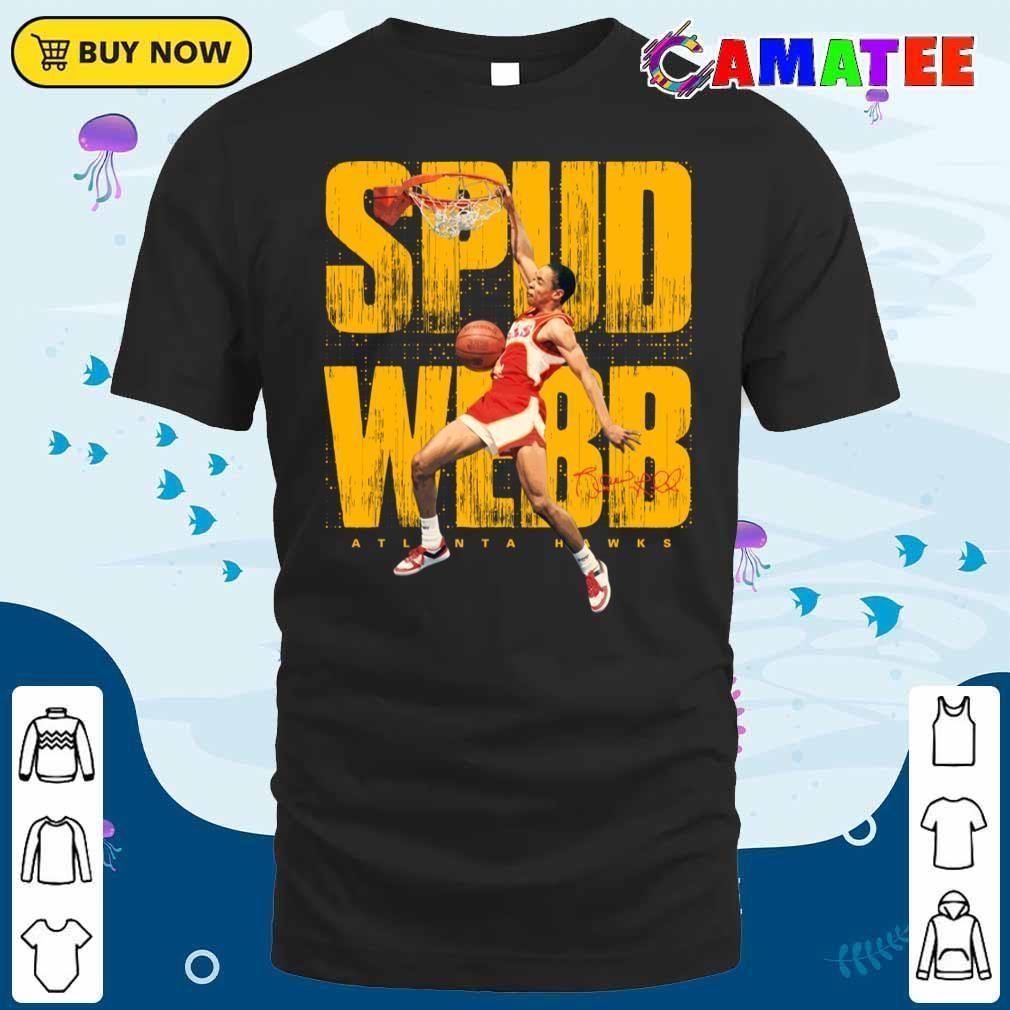Spud Webb Atlanta Hawks T-shirt, Spud Webb T-shirt Classic Shirt