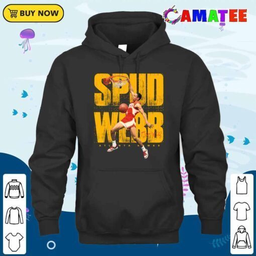 spud webb atlanta hawks t shirt, spud webb t shirt hoodie shirt