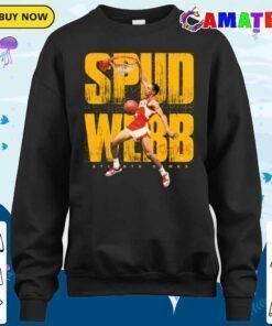 spud webb atlanta hawks t shirt, spud webb t shirt sweater shirt