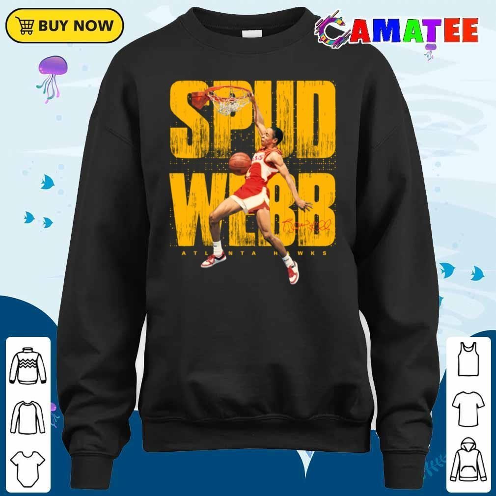 Spud Webb Atlanta Hawks T-shirt, Spud Webb T-shirt Sweater Shirt