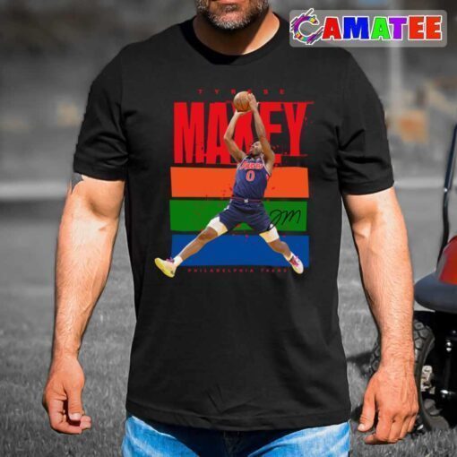 tyrese maxey philadelphia 76ers t shirt, tyrese maxey t shirt best sale