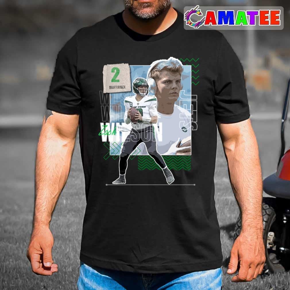Zach Wilson Nfl Football T-shirt, Zach Wilson Football T-shirt Best Sale